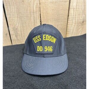 USS EDSON DD 946 Snapback Hat/Cap US Navy Made In USA